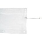 Showgear Square Cloth Dekomolton 160 g/m² White - 5,3M (W) x 3,1M (H) cm - 72 shock cords