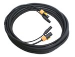 DAP FP22 Hybrid Cable - Powercon True 1 & 3-pin XLR - DMX / Power 10 m - black