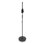 Gravity MS 23 Microphone Stand with Round Base, Black