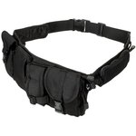 MFH utility hip belt with 6 pockets, 110cm, black