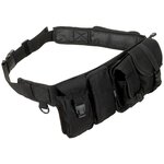 MFH utility hip belt with 6 pockets, 110cm, black