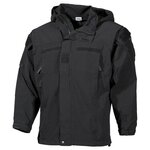 MFH US Softshell jas GEN III, level 5, Zwart