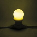 Showgear LED Ball 50 mm E27, 19 x LED Gelb