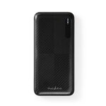 Nedis Draagbare Powerbank 10.000 mAh zwart