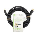 Nedis High Speed ​​​​HDMI™ Video Cable with Ethernet, 4K@60Hz, ARC, 18 Gbps, 5.00 m