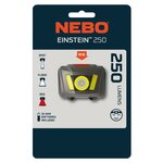 Lampe frontale LED Nebo Einstein 250 IP44, 3x AAA