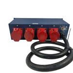 Showtec distributeur d'alimentation PSA-631 63 A 380 V > 4 sorties CEE 380 V 32A
