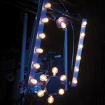 Showtec Edison Bar E6 DMX LED dimmer with 6x E27 fitting