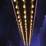 Showtec Edison Bar E6 DMX LED dimmer with 6x E27 fitting