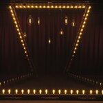 Showtec Edison Bar E6 DMX LED dimmer with 6x E27 fitting