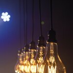 Showtec E27 Dropper / Verlengkabel 50cm voor Edison-serie