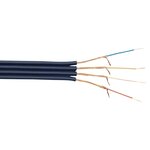 DAP câble audio/vidéo 4 voies AV-84 asymétrique 75 Ohm, rouleau de 100 m