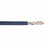 DAP câble de données flexible CAT5E bleu foncé, 100 m sur rouleau