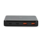 Nedis chargeur USB PD3.0 65W GaN charge rapide, sélection automatique de la tension, noir