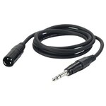 DAP FL04 -  Câble de signal jack stéréo 6,3 mm   XLR/M 3P  150 cm