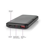 Batterie Externe Portable Nedis 10.000 mAh noir