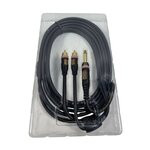 DAP Xcaliber XGL22 - 2x RCA male   mono Jack 6.3mm 3 m signal cable