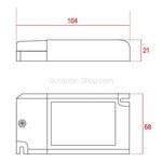 TCI MBQ 142/2 electronic ballast TC-D/E 26W, TC-T/E 32W, GX24q-3