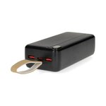 Nedis Portable Power Bank PD3.0 20W, 30.000 mAh, Schwarz