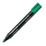 Staedtler Lumocolor 350 permanent marker met beitelpunt, set van 4 kleuren