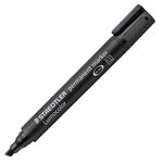 Staedtler Lumocolor 350 permanent marker met beitelpunt, set van 4 kleuren