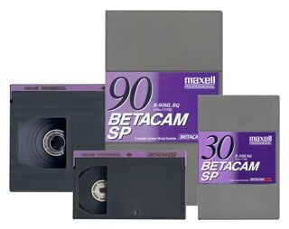 Maxell B-90ML BQ Betacam SP Broadcast Quality Video Cassette