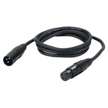 DAP FL01 - bal. XLR/M 3 p. > XLR/F 3 p. 6,0 m microphone cable