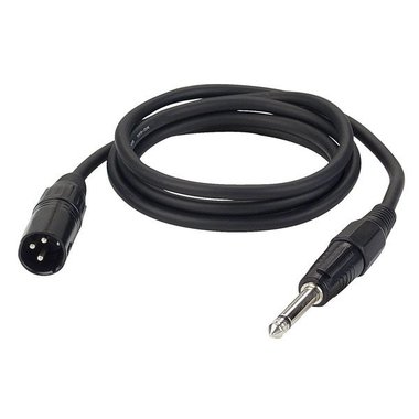 DAP FL13 - unbalanced XLR/M 3 p. > Jack mono audio cable 1,5M