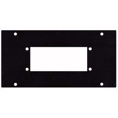 DAP Masterpanel Multiconnector 16-pole (Harting) panel, 4 segments, black