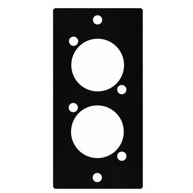 DAP Masterpanel 2x D-size panel, 1 segment, black