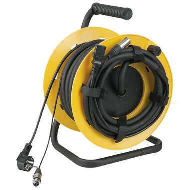 DAP audio Cable Drum with 15 m Audio Power/Signal Cable