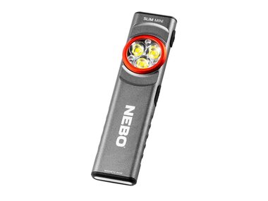 Nebo Slim Mini LED flashlight, IPX4, Li-Ion 450mAh