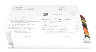 EldoLED Dualdrive 560/S - 2 channel Dali 2-dim LED Driver 50W, 2-55V DC / 150–1400mA output