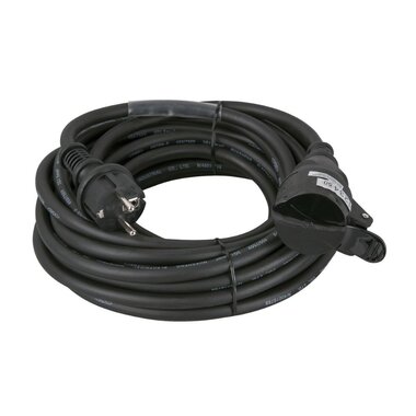 DAP Verlängerungskabel Schuko/Schuko 3x1,5 mm² 15 Meter, IP44