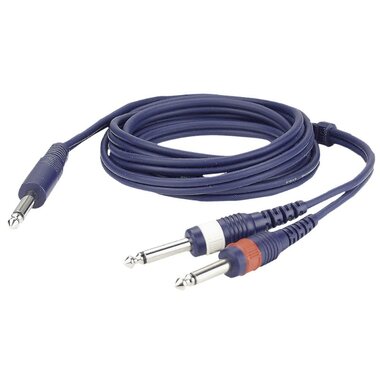 DAP FL32 - mono Jack   2x mono Jack L/R 3 M Signalkabel