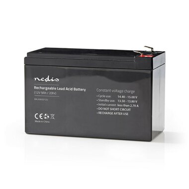 Nedis rechargeable lead battery 12V 9000 mAh