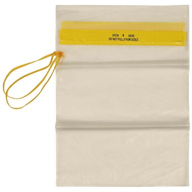 Fox outdoor wasserdichte Dokumententasche Groß, transparent, Lanyard