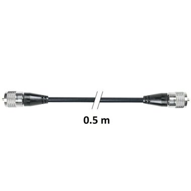 PNI R50 PL259 RG58 cable, 0,5 M, 50 Ohm