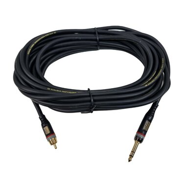 DAP Xcaliber XGL42 - RCA male   stereo Jack 6.3mm 10 m signal cable
