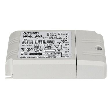 TCI MBQ 142/2 electronic ballast TC-D/E 26W, TC-T/E 32W, GX24q-3